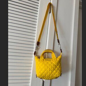 MZ Wallace Micro Sutton Crossbody in Yellow